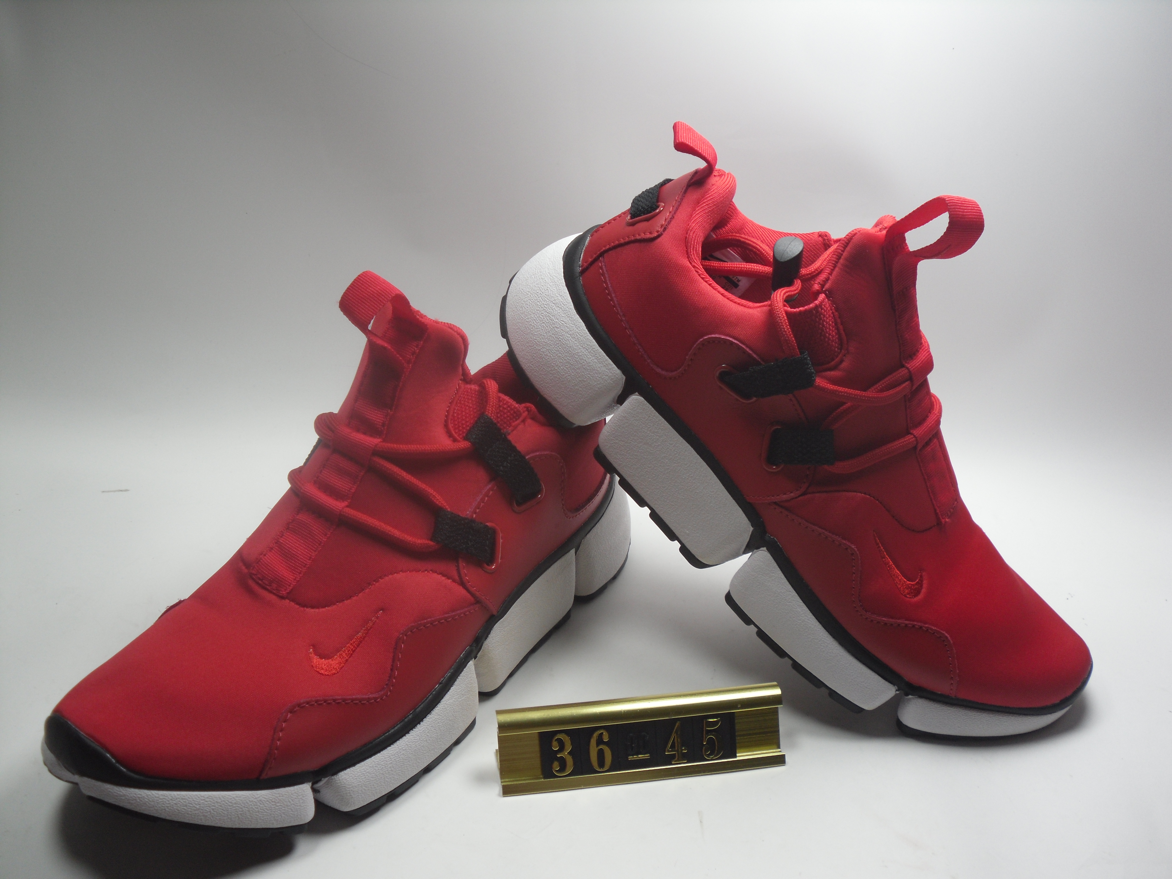 Women Nike Air Huarache 5 Red Black Shoes